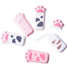 TWINGO Innoble 貓咪腳掌修正帶, 5個, 隨機出貨