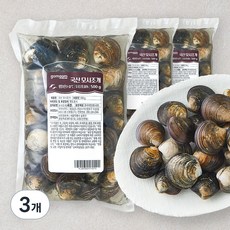 곰곰 국산 모시조개 (냉장), 3개, 500g