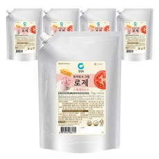 청정원 로제 스파게티 소스, 2kg, 4개