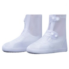 雙排扣雨鞋套 XL, 白色, 1入