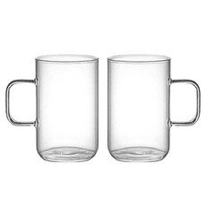 耐熱玻璃馬克杯, 單色, 2入