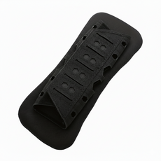 Homepling 揹包登山包緩衝防滑戶外戰術肩墊, 黑色, 1個