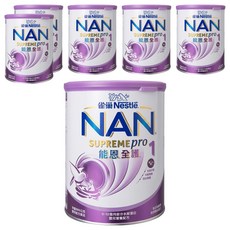 NAN 能恩 全護嬰兒營養配方奶粉 1號 0~12個月, 800g, 6罐