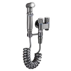 U-like 浴室馬桶沖洗噴槍, 強力清潔, 多功能用途, DIY安裝, 槍灰色