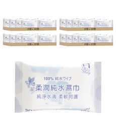 7822 Shop 生活選物 純水濕紙巾, 1入, 32包