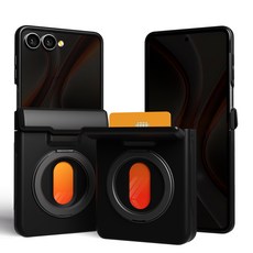 EXCCI Guardian 卡片收納支架型 MagSafe兼容 自動折疊轉軸保護手機殼