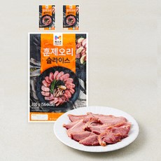 목우촌 훈제오리 슬라이스, 200g, 3개