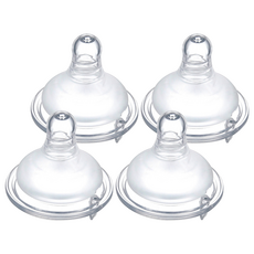 Simba 小獅王辛巴 超柔防脹氣寬口圓孔奶嘴, SS(0個月以上), 4個