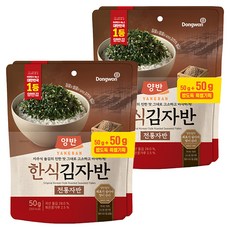 양반 한식 김자반 전통자반, 50g, 4개