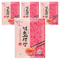 이엔푸드 적초생강, 1.3kg, 4개