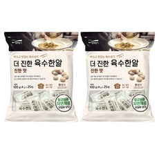 청해명가 더 진한 육수한알 진한맛 25개입, 100g, 2개