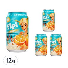 PP柳橙沙灘飲料罐裝, 330ml, 12個