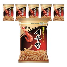 농심 매운새우깡, 400g, 6개