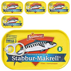 스타부르 캔고등어 오리지널, 110g, 5개