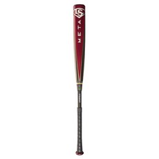 LOUISVILLE Slugger META -3 BBCOR 棒球鋁棒 WBL29660103033, 黑色 + 紅色, 1支