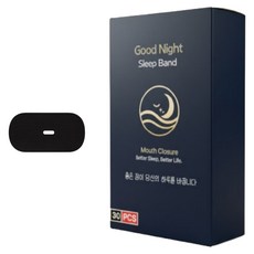 모먼트홈 잘자요 숙면 입벌림 방지 밴드 블랙 30p, 1개