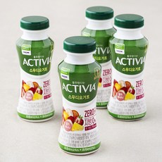 풀무원다논 액티비아 스무디 딸기바나나, 150ml, 4개입, 1개