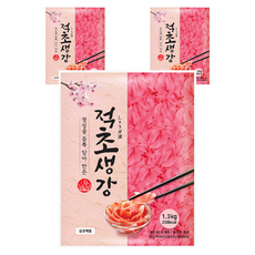 이엔푸드 적초생강, 1.3kg, 3개