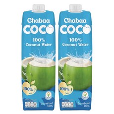 CHABAA 啜吧 椰子水, 2個, 1L