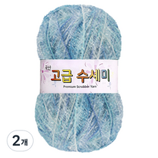 yarna 고급 수세미 나염 뜨개실 80g, 211, 2개