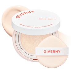 지베르니 밀착 커버 톤업 선쿠션 클리어베이지 SPF50+ PA++++, 12g, 1개