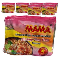 마마 새우 톰얌맛 라면 55g, 35개