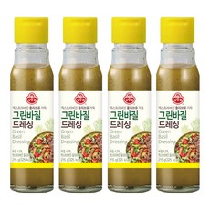 OTTOGI 不倒翁 青醬羅勒沙拉醬, 215g, 4個