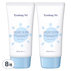 편강율 키즈 앤 베이비 촉촉 선크림 SPF50+ PA++++, 8개, 75ml