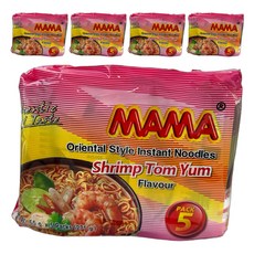 마마 새우 톰얌맛 라면 55g, 25개