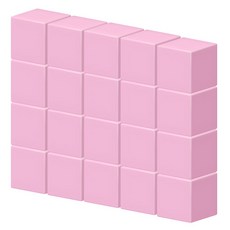 아토블럭 자석 큐브 블록 20p MGT20, 핑크(MGT20-PK), 1개