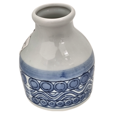 三峰藍染花器合 日本製, 藍染, 1個