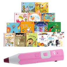 彩虹 SayPen 32G 粉紅色 第四代 RainOn Pen RTR-4000BS + New Red Pang 繪本 全15冊, 韓國兒童學院