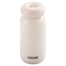 DODGE 道奇 316不鏽鋼小巧保溫瓶, 白色, 1個, 230ml