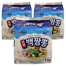 농심 사천백짬뽕 94g, 12개