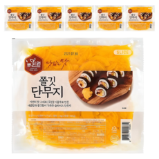 뿌리원 쫄깃 단무지, 1kg, 6개