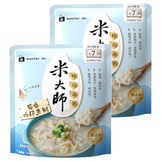 master mi 米大師 純高湯粥 筍香吻仔魚粥, 310g, 2包