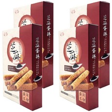 ROYAL FAMILY 皇族 芝麻蛋捲，台灣名物, 72g, 4盒