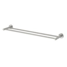 DAY&DAY 日日家居 304不鏽鋼雙桿毛巾掛桿組4分管 絲光 STA0078-60, 1個, 銀色