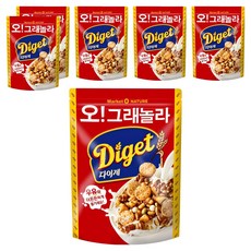 오!그래놀라 다이제, 300g, 6개