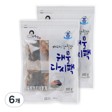 안옥남 해물 국물용 다시팩, 192g, 6개