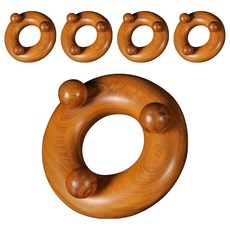 MEO 木按摩 玫瑰木蝸牛刮痧, 5個, 混色