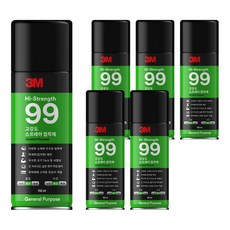 쓰리엠 고강도 99 스프레이 접착제 155ml, 6개