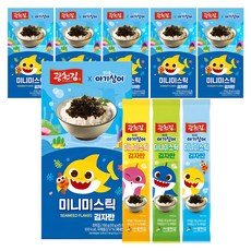 핑크퐁 미니미스틱 김자반 10g x 15p, 150g, 6개