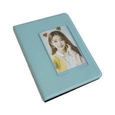 Starium 小卡 拍立得相簿 口袋式相簿, 藍色, 64張
