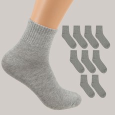 CARET 男款素色中筒羅紋襪10雙組