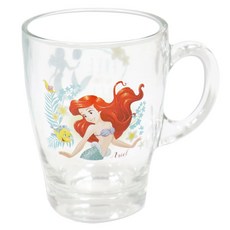 OTTO 崴昇 玻璃馬克杯 小美人魚 300ml, 1個