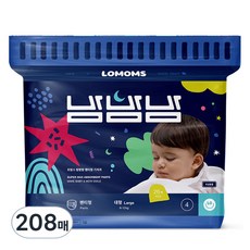 로맘스 밤밤밤 팬티형 기저귀, 대형(L), 208매