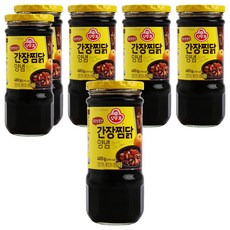 오뚜기 달콤한 간장 찜닭 양념, 480g, 6개