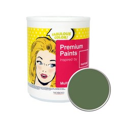 노루페인트 팬톤 멀티 에그쉘광 페인트, 딜 18-0108, 1L, 1개