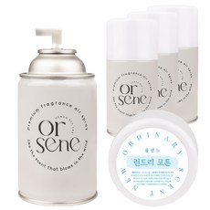 올센느 런드리 코튼 방향제 리필, 250ml, 4개